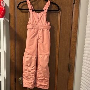 Kids Pink One Piece Snowsuit